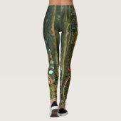 Vintage Fahrradgeschenke Leggings (Rückseite)