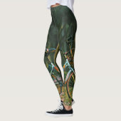 Vintage Fahrradgeschenke Leggings (Links)