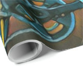 Vintage Fahrradgeschenke | Mountainbike-Geschenke Geschenkpapier (Rolleneckpunkt)