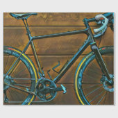 Vintage Fahrradgeschenke | Mountainbike-Geschenke Geschenkpapier (Flach)