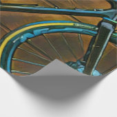 Vintage Fahrradgeschenke | Mountainbike-Geschenke Geschenkpapier (Ecke)