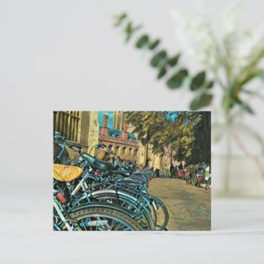 Vintage Fahrradgeschenke Postkarte (Stehend Vorderseite)