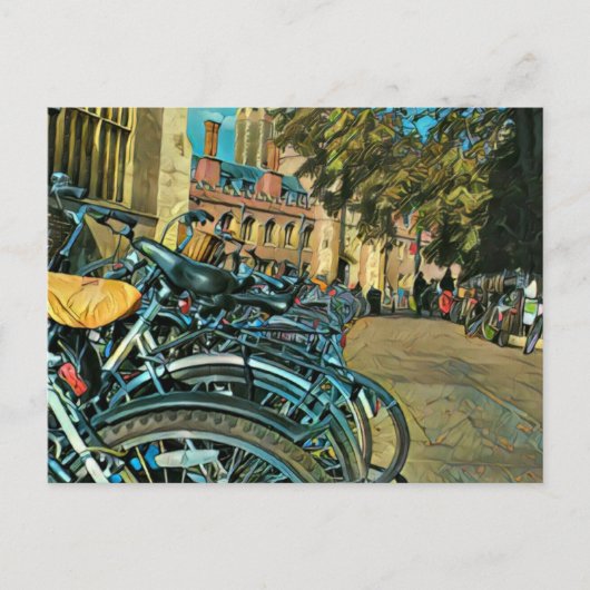 Vintage Fahrradgeschenke Postkarte (Vorderseite)