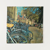 Vintage Fahrradgeschenke Wandteppich (Vorderseite)