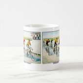 Vintage Fahrradkaffee Tasse (Mittel)