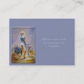 Vintage Fahrradkarte Visitenkarte (Rückseite)