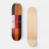 Vintage Fahrradkunst - Skateboard (Vorderseite)