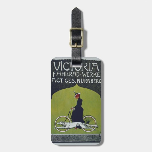 Vintage Fahrradmarken Gepäckanhänger (Vorderseite vertikal)