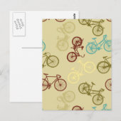 Vintage-Fahrradmuster Postkarte (Vorne/Hinten)