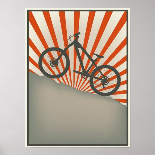Vintage Fahrradposter Poster (Vorne)