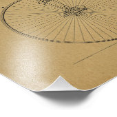 Vintage Fahrradtechnik Fotodruck (Ecke)