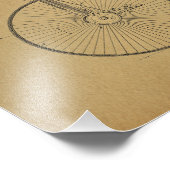 Vintage Fahrradtechnik Fotodruck (Ecke)