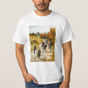 Vintage-Fahrradtour auf dem Land T-Shirt