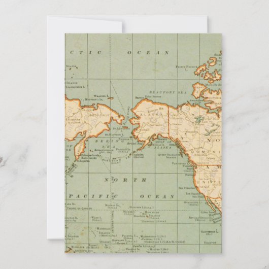 Vintage Fahrradtouren Paar Dusche Einladung (Rückseite)