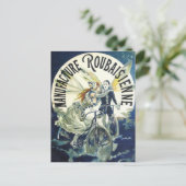 Vintage Fahrradwerbung Postkarte (Stehend Vorderseite)