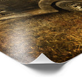 Vintage Fahrzeuge Fotodruck (Ecke)