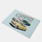 Vintage Fahrzeugeinstellung Fußmatte (Schrägansicht)