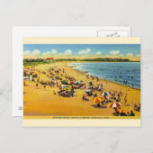 Vintage Fairfield Beach Connecticut Postkarte (Vorne/Hinten)