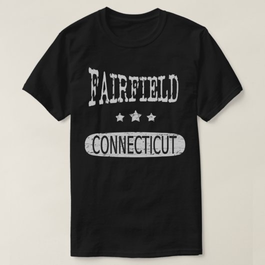 Vintage Fairfield Connecticut T-Shirt (Design vorne)