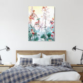 Vintage Fairies Leinwanddruck (Insitu (Schlafzimmer))