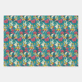 Vintage Fairies und Florals Geschenkpapier Set (Vorderseite 2)