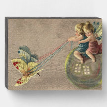 Vintage Fairies und Schmetterlinge