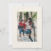 Vintage Fairy Baby Shower Einladung (Rückseite)