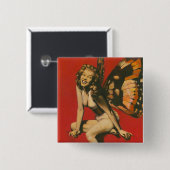 Vintage Fairy Button (Vorne & Hinten)