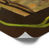 Vintage Fairy im Fairy Forest mit Schloss Poster (Ecke)