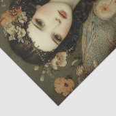 Vintage Fairy in Wildflower Garden Decoupage Seidenpapier (Ausschnitt)