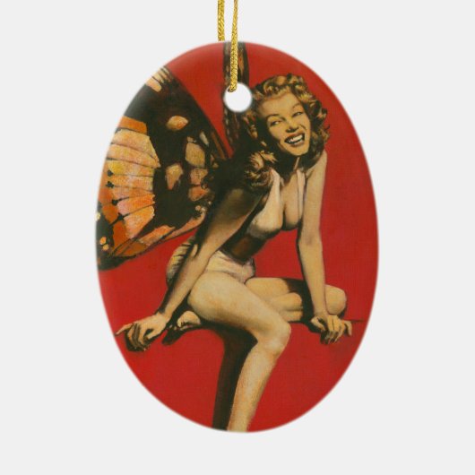 Vintage Fairy Ornament (Hinten)