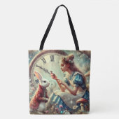 Vintage Fairytale Alice In Wonderland Tasche (Vorderseite)