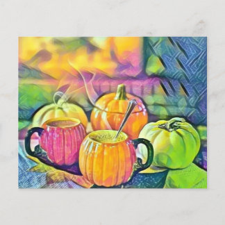 Vintage Fall Kürbis Herbstfarben Aquarell