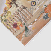 Vintage Fall Kürbis Herbstfarben Aquarell Seidenpapier (Ausschnitt)