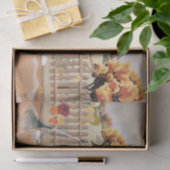 Vintage Fall Kürbis Herbstfarben Aquarell Seidenpapier (Geschenk)