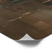 Vintage Fall Landscape Printable Art, Moody Poster (Ecke)