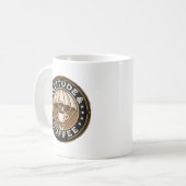 Vintage Fallschirm & Kaffee Kaffeetasse (Vorderseite Links)