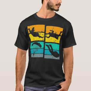 Vintage Fallschirmspringen Retro Fallschirmspringe T-Shirt
