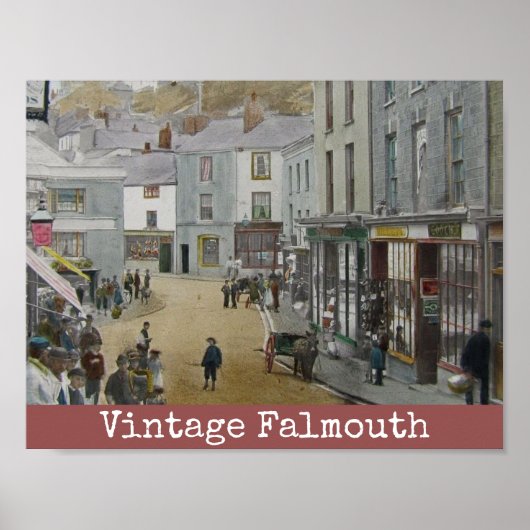 Vintage Falmouth Poster (Vorne)
