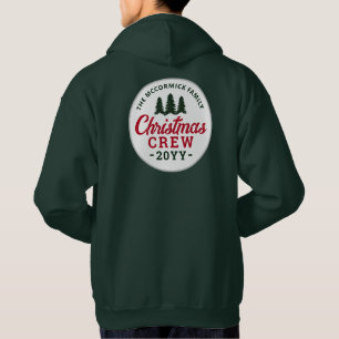 Vintage Familien-Weihnachtsbäume Custom Hoodie