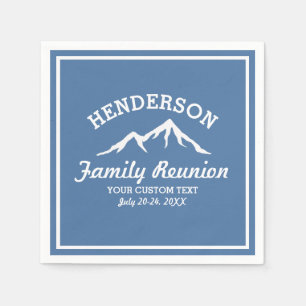Vintage Familien-Wiedersehen-Reise-coole Serviette