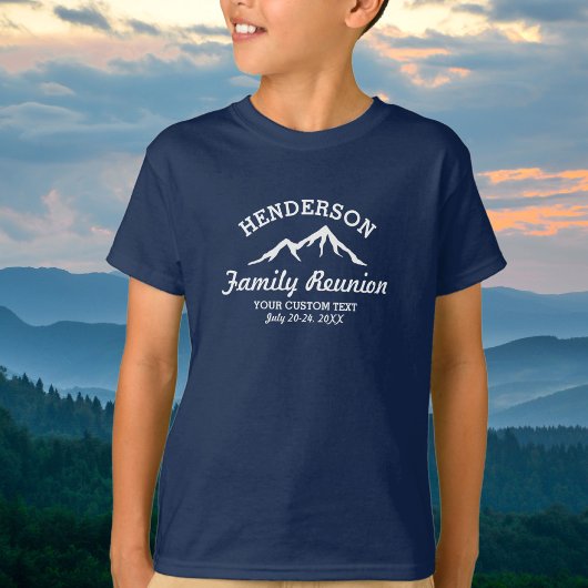 Vintage Familien Wiedersehen Trip Coole Berggipfel T-Shirt