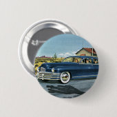 Vintage Familienreise, Tankstelle der letzten Chan Button (Vorne & Hinten)