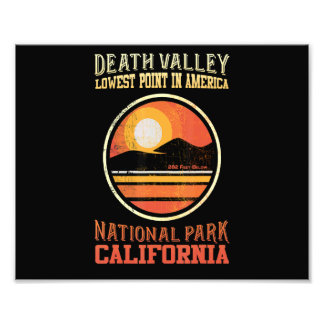 Vintage Familienurlaub Reise Death Valley Wandern Fotodruck