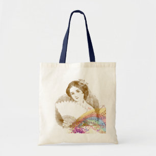 Vintage Fan Lady Music ColorSplash Budget Tasche