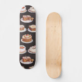 Vintage Fancy Cakes Baker Sweets Cooking Birthday Skateboard (Vorderseite)