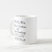 Vintage Fancy Old-Fashioned Western Stil Kaffeetasse (Vorderseite Links)