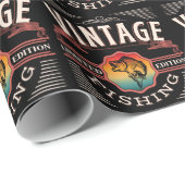 VINTAGE FANGBESCHRÄNKTE AUSFÜHRUNG GESCHENKPAPIER (Rolleneckpunkt)