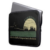 Vintage Fangquoten Laptopschutzhülle (Vorderseite Links)