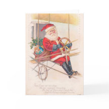 Vintage Fantasie der Santa Airship